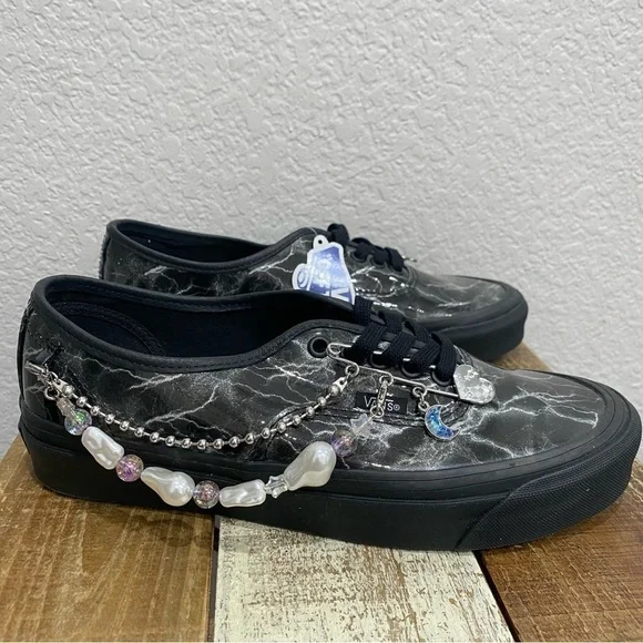 Vans 44 DX Embellished Sneakers Cosmic Black Size 9 - Picture 3 of 8